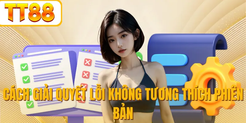 Cách giải quyết lỗi không tương thích phiên bản