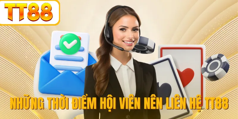 Những thời điểm hội viên nên liên hệ TT88